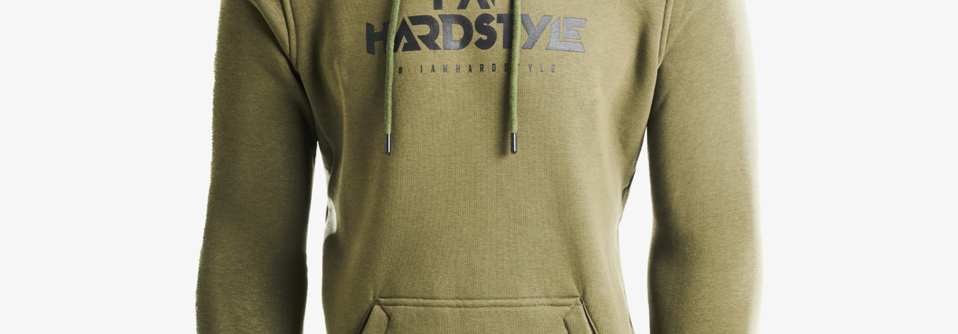 Hoodie (Olive/Black) - Logo