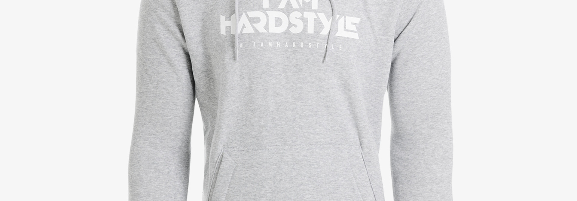 Hoodie (Grey/White) - Logo