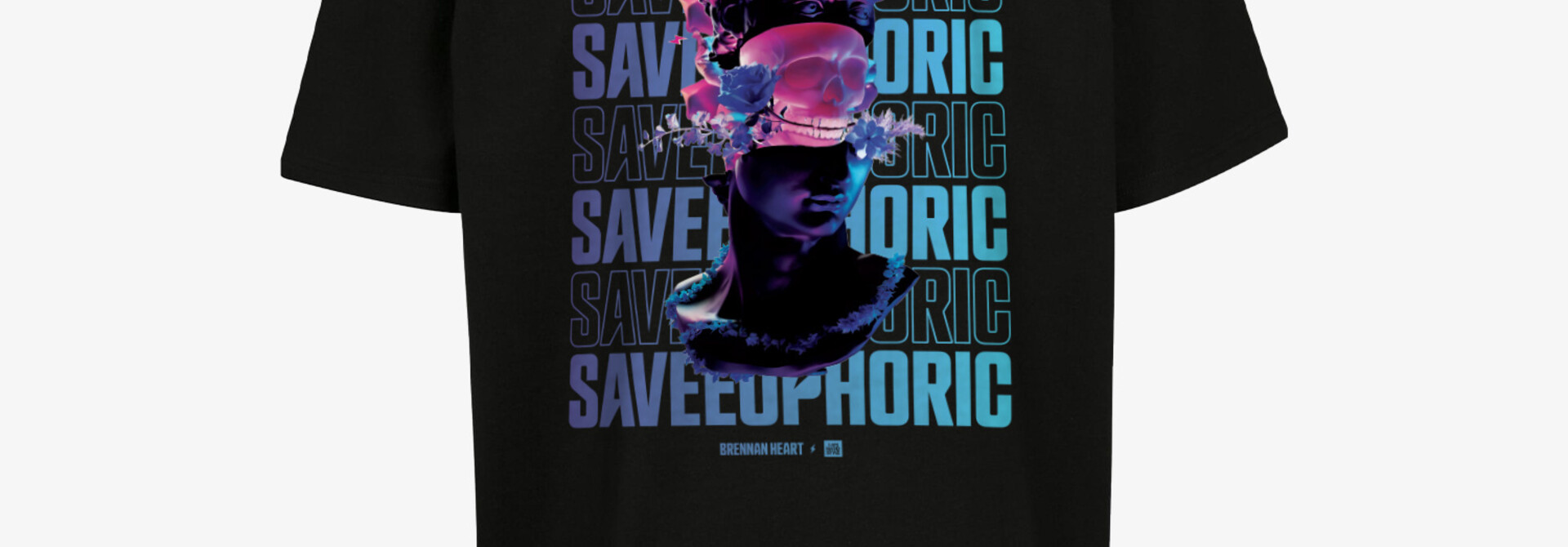 SAVE EUPHORIC - Black T-shirt