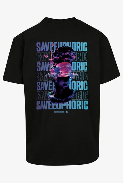SAVE EUPHORIC - Black T-shirt