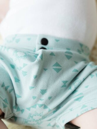 Nya Nyo mint / folded closure short Nya Nyo mint / folded closure short