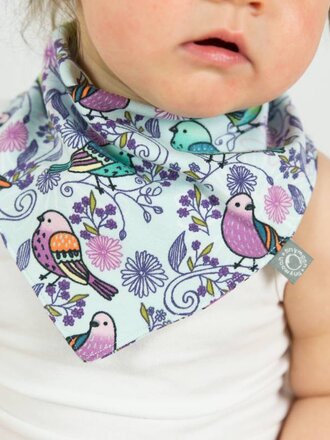 Breezy Birds blue / slab bandana sjaal