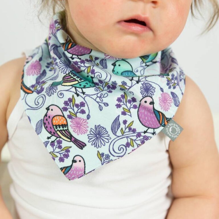 tinymoon Breezy Birds blue / slab bandana sjaal