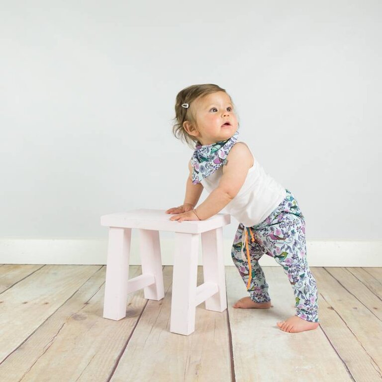 tinymoon Breezy Birds blue / slab bandana sjaal