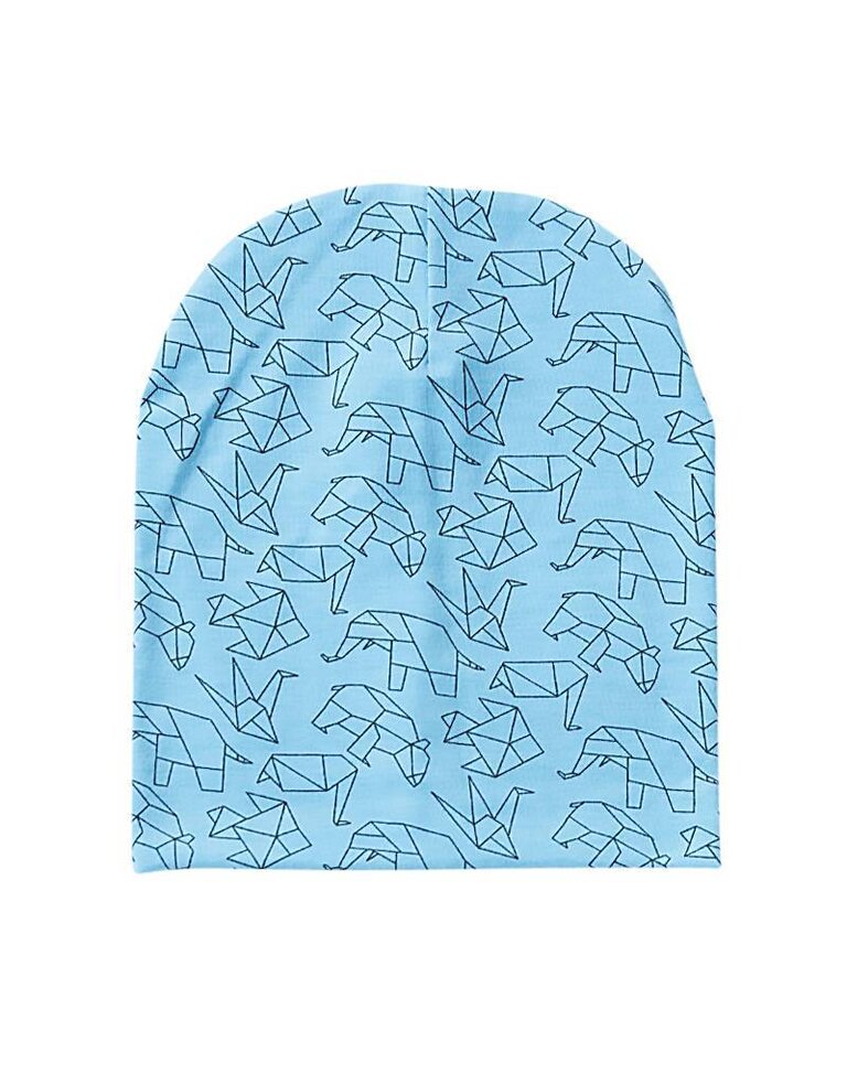 tinymoon Origami Objects turquoise / slouchy beanie