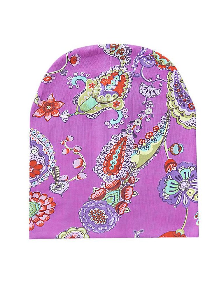 tinymoon Pink Paisley / slouchy beanie