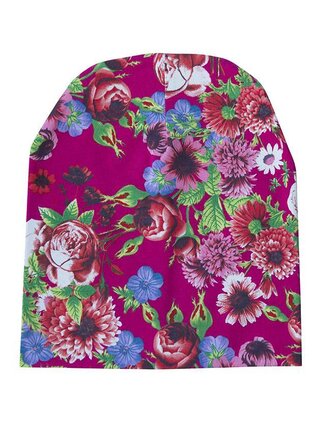 Blooming Flowers / slouchy beanie