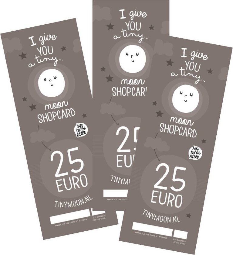 tinymoon shopcard € 25,00