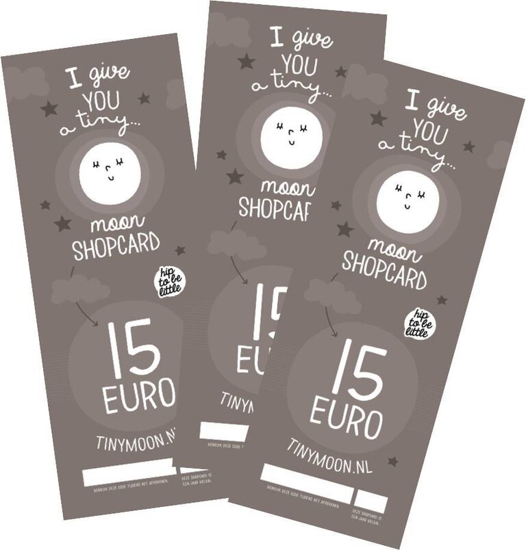 tinymoon shopcard € 15,00