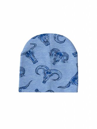 Tiny Torro blue / newborn beanie / mutsje