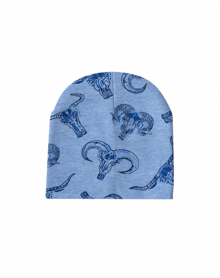 tinymoon Tiny Torro blue / newborn beanie / mutsje