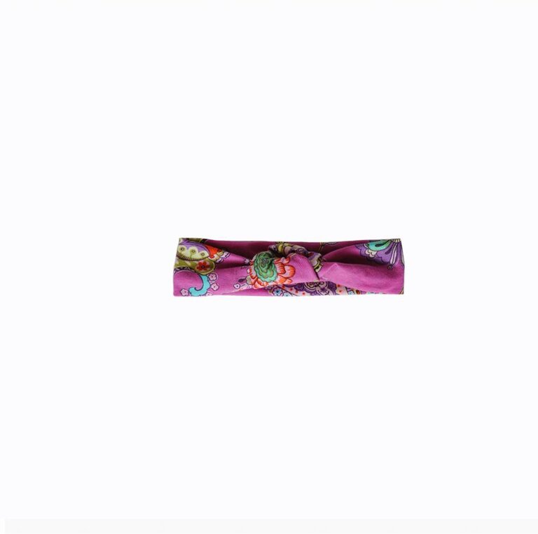 tinymoon Pink Paisley / haarband knoop