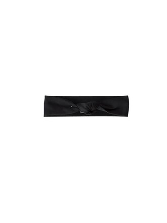 Basic Black / haarband knoop