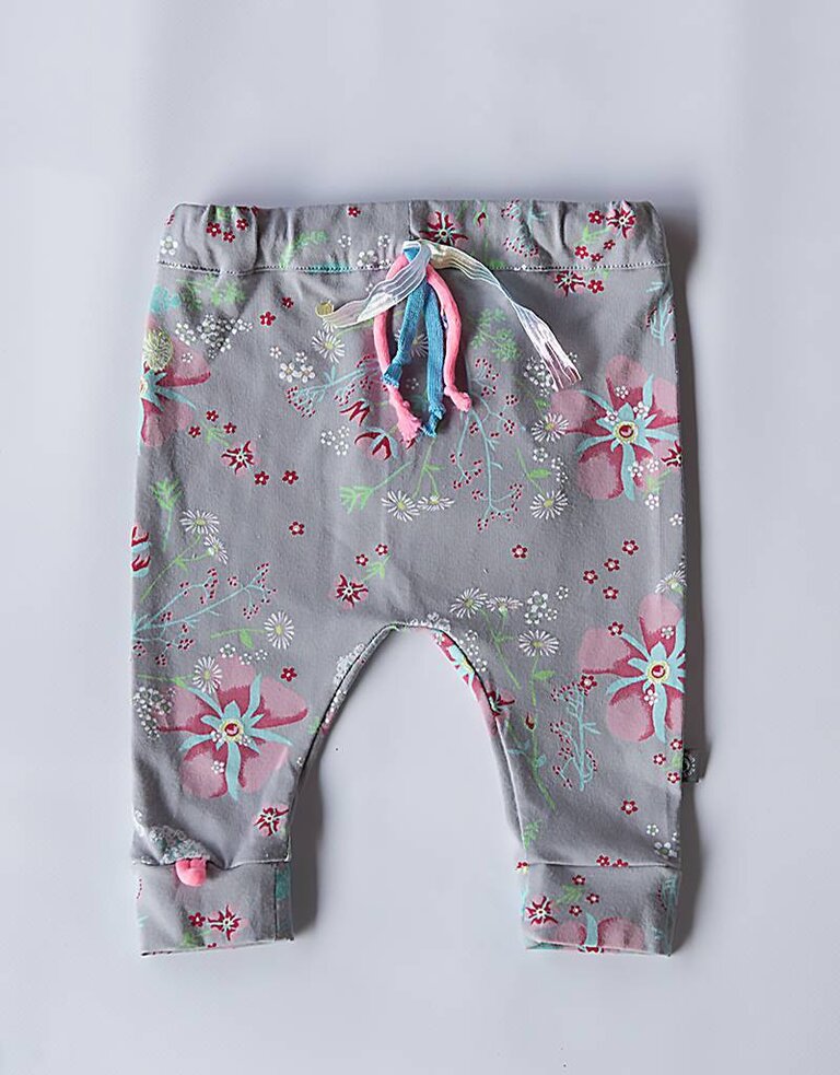 tinymoon Powder Flower grey / drop crotch