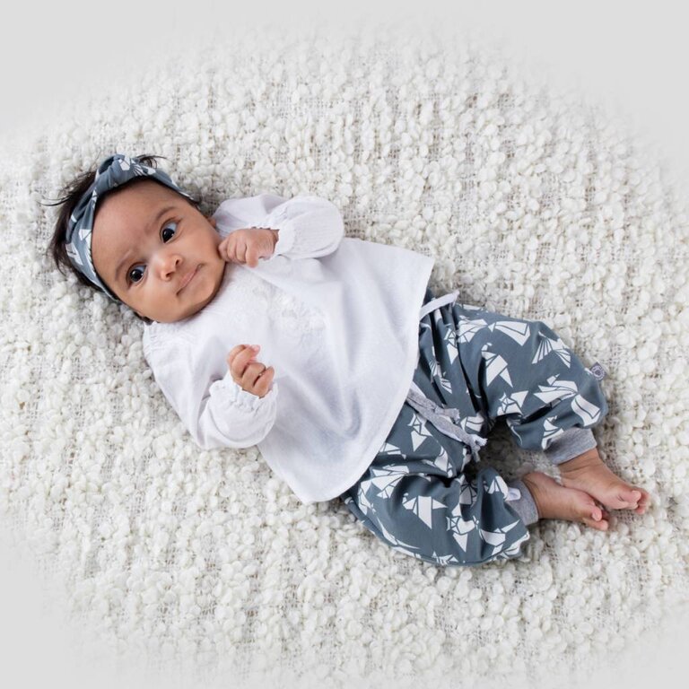 tinymoon White Wings / haarband knoop