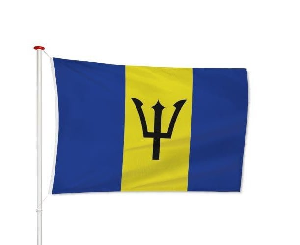 einde plakband Broederschap Vlag Barbados Kopen? Online uw Barbadiaanse vlag bestellen! - Vlaggen Unie