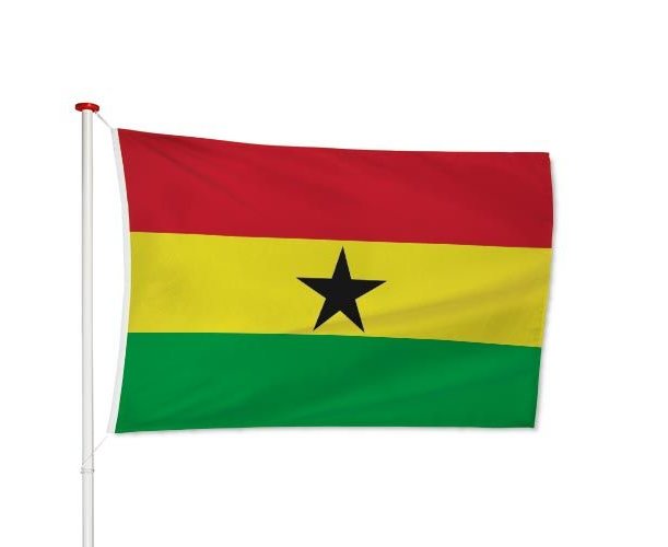 Vlag Kopen? Online uw Ghanese vlag bestellen! Vlaggen
