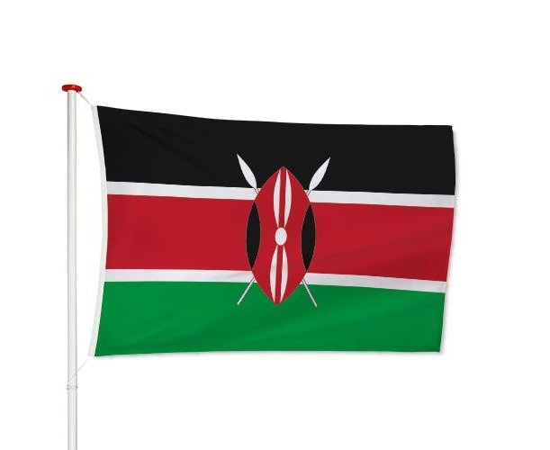 Vlag Kenia Kopen? Online uw Keniaanse vlag bestellen! - Vlaggen Unie