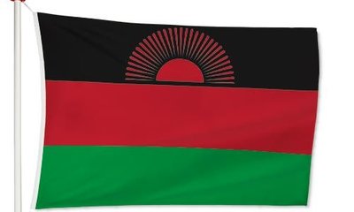 Drapeau de table du Malawi 10 x 15 cm
