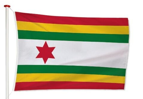 Vlag Kollumerland en Nieuwkruisland