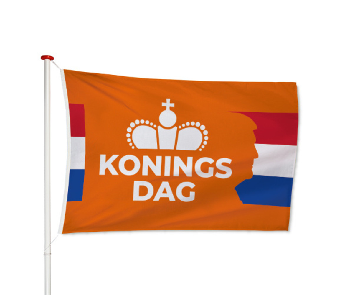 Koningsdag vlag Koningsdag vlag