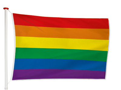 Bezienswaardigheden bekijken Vrijlating Vijfde Regenboog vlag / LGBT vlag - Vlaggen Unie