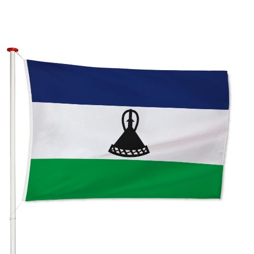 ga zo door iets Zeemeeuw Vlag Lesotho Kopen? Online uw Lesothaanse vlag bestellen! - Vlaggen Unie