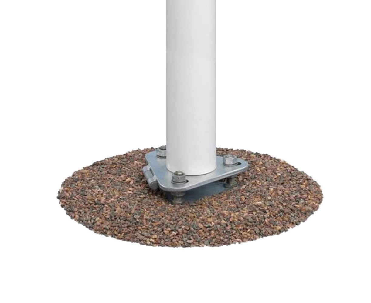 Vlaggenmast 6 meter + verlichting