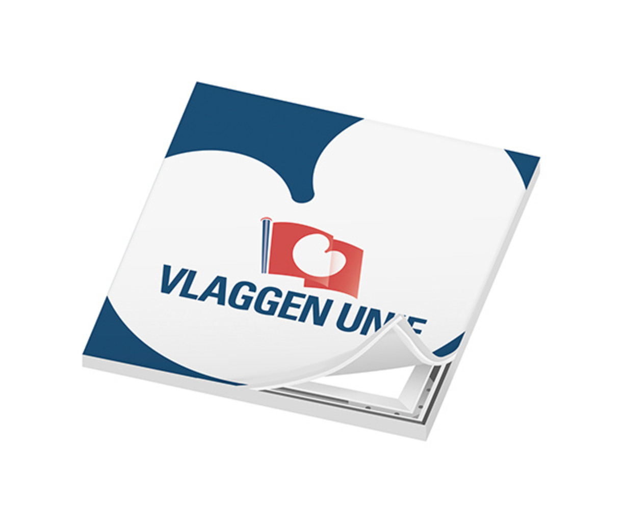 Peesdoek met aluminium frame