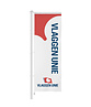 Bedrukte baniervlag