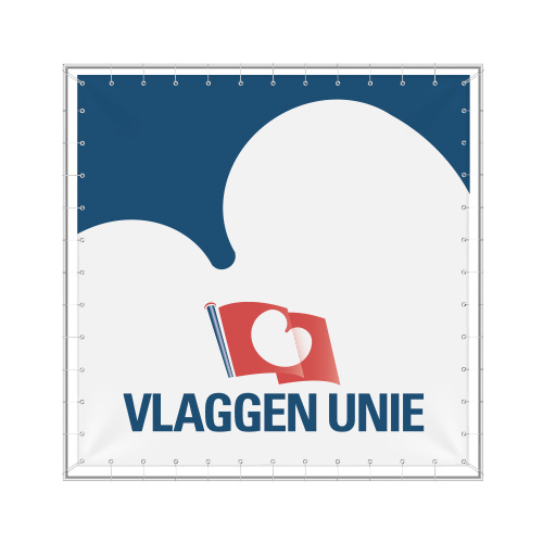 Muurframe + Spandoek
