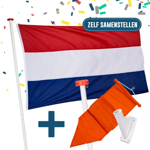 Vlag aan huis set