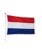 Aluminium vlaggenstok wit met knop