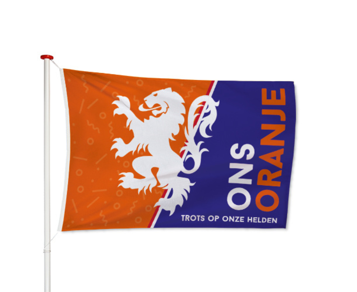 Ons Oranje WK Vlag