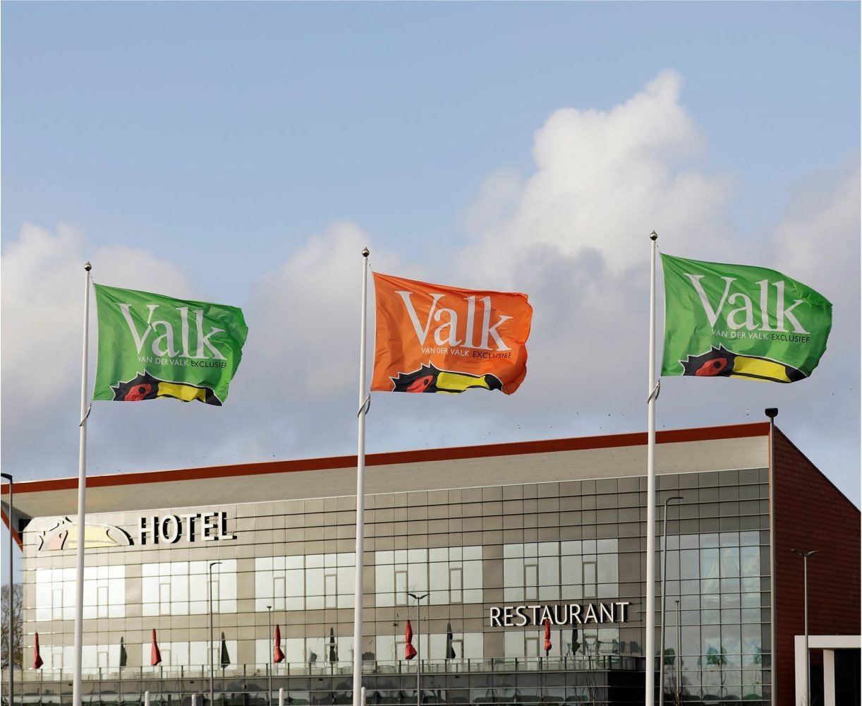 Bedrukte mastvlag - Glanspolyester