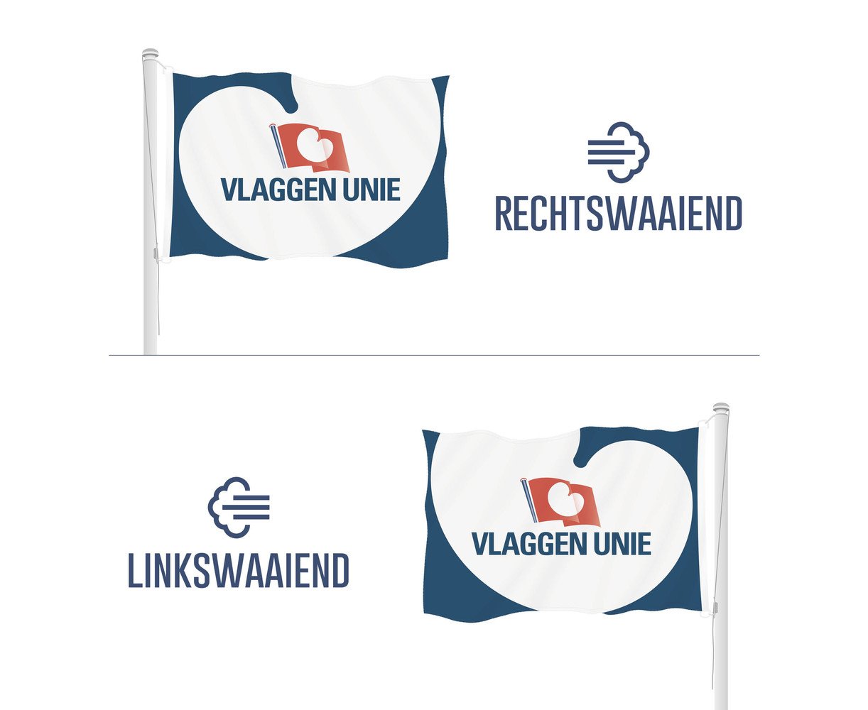 Bedrukte mastvlag - Glanspolyester