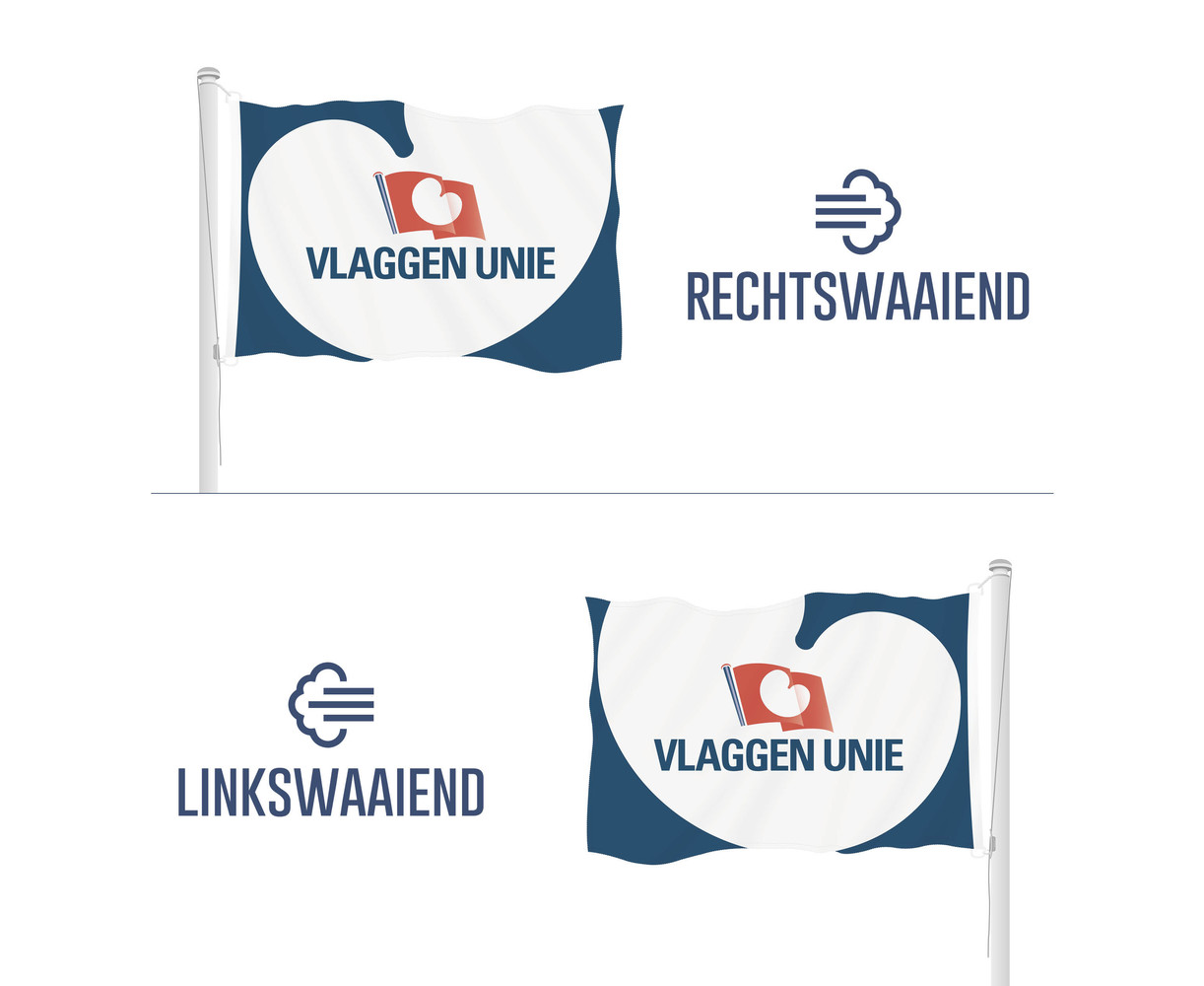 Bedrukte mastvlag