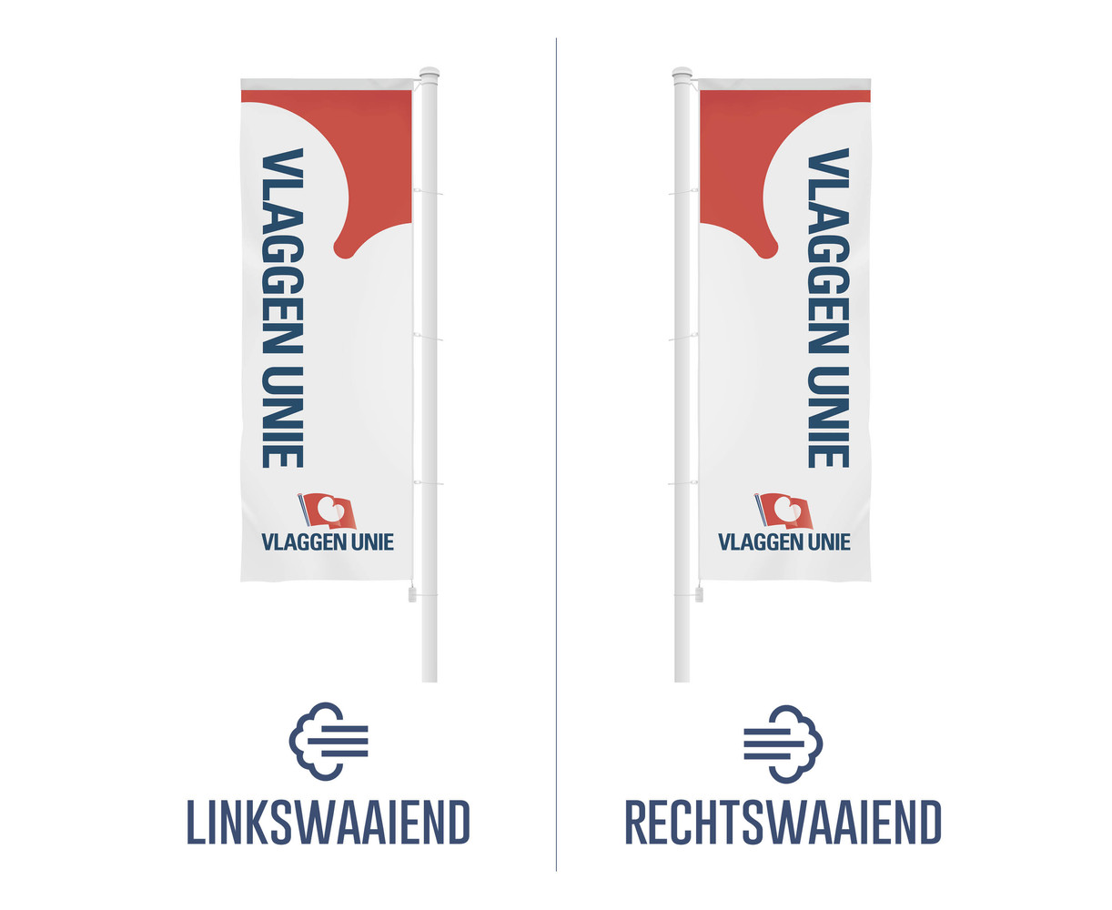 Bedrukte baniervlag