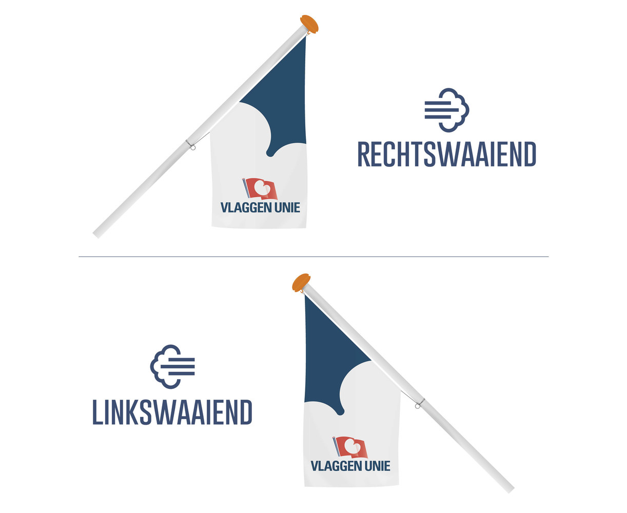 Winkelvlag bedrukken