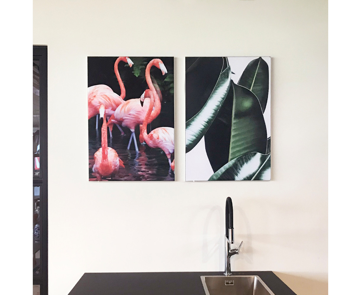 Peesdoek met aluminium frame