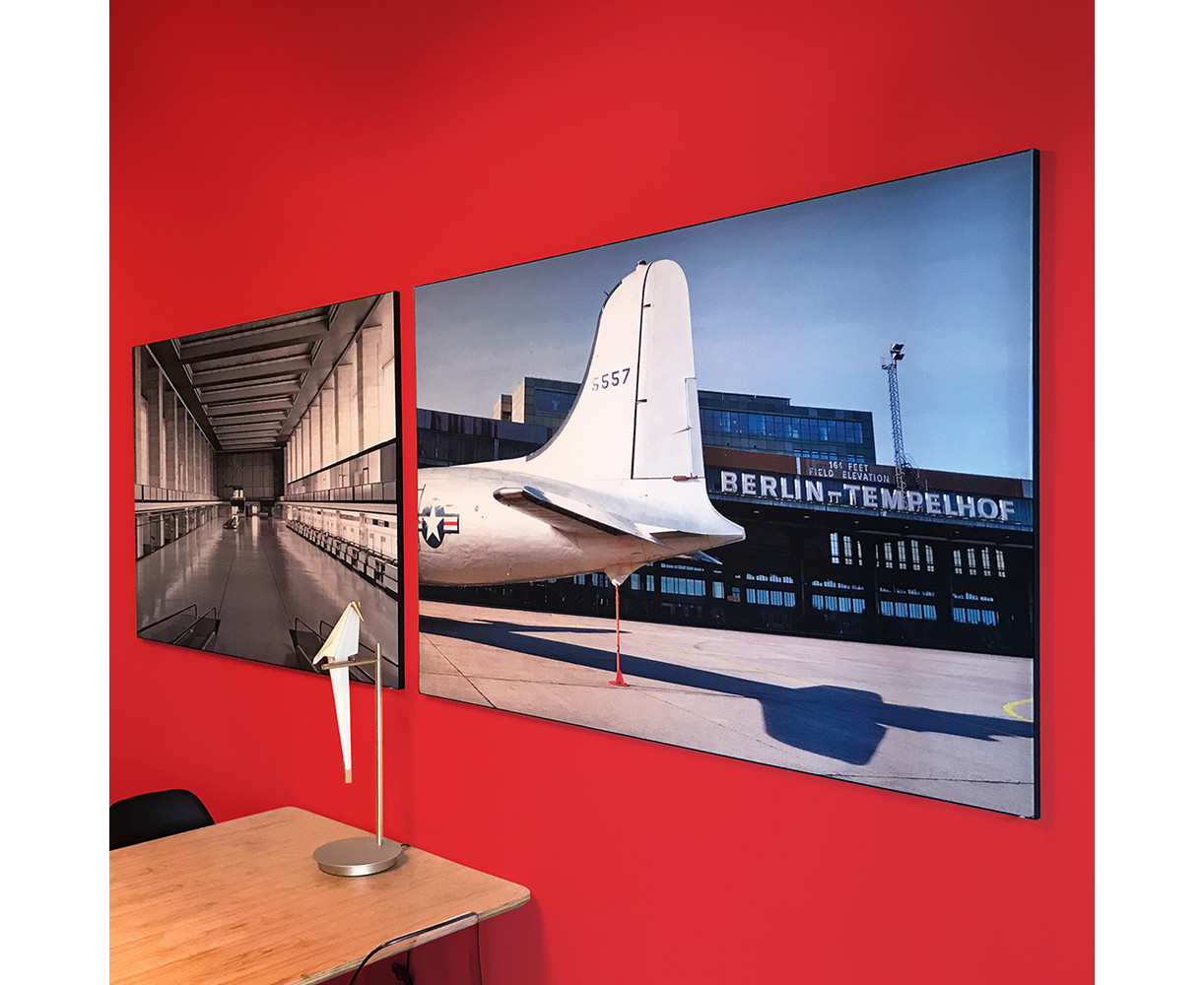 Peesdoek met aluminium frame