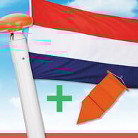 Polyester Vlaggenmast Voordeelpakket Polyester Vlaggenmast Voordeelpakket