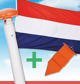 Polyester Vlaggenmast Voordeelpakket Polyester Vlaggenmast Voordeelpakket