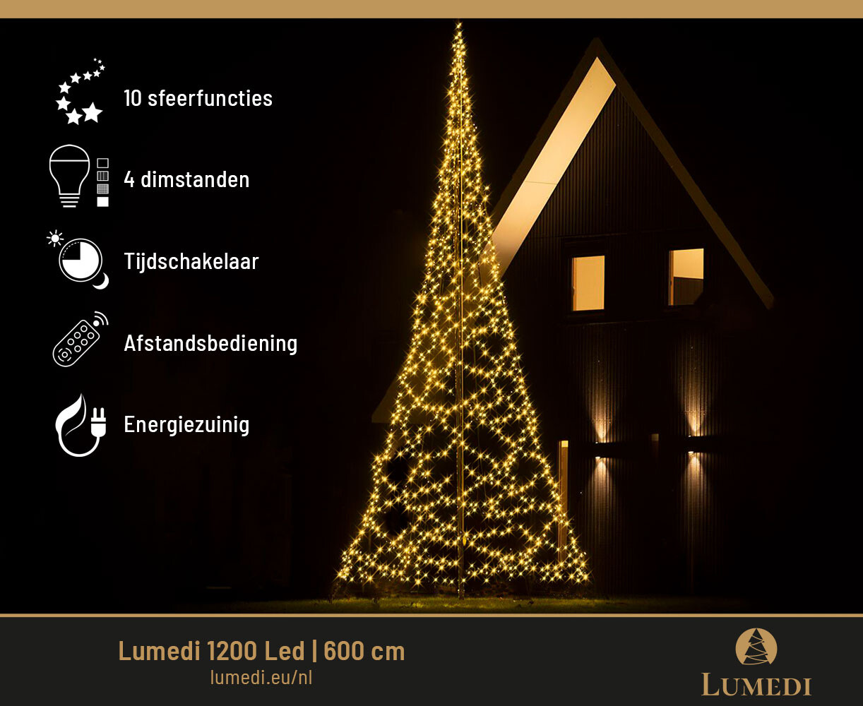 Lumedi 1200 Led | 600cm | Warm Wit