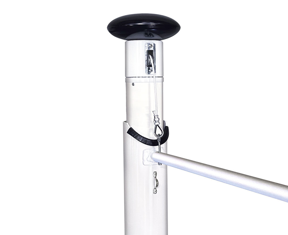 Premium hijsbare baniermast 6 meter