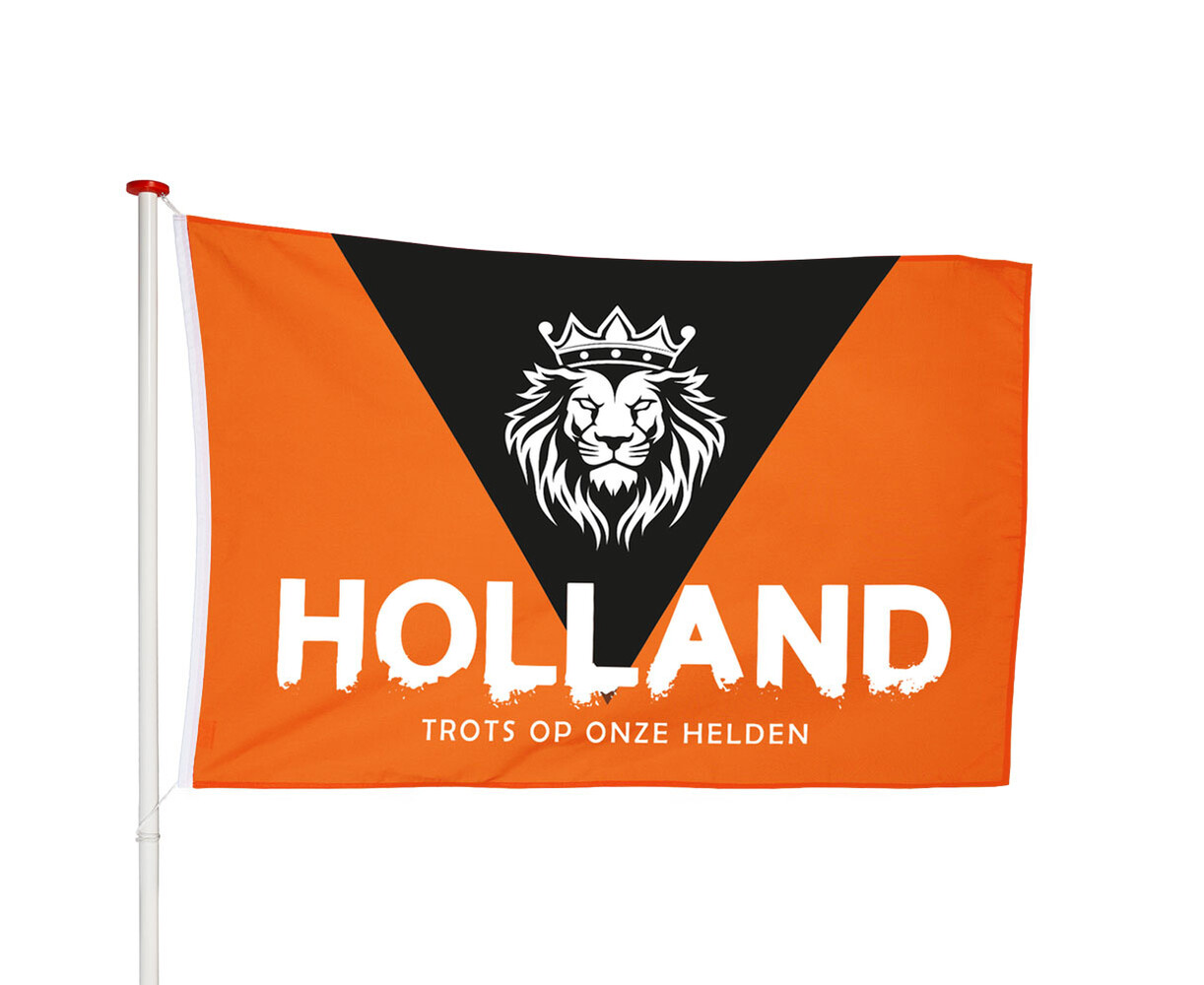 Trots Op Onze Helden WK Vlag