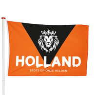 Trots op onze helden EK vlag Trots op onze helden EK vlag