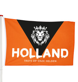 Trots op onze helden WK vlag