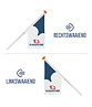 Winkelvlag bedrukken - Spoed