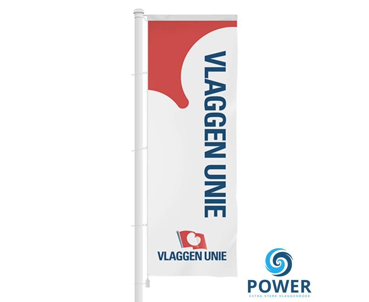 Bedrukte baniervlag - Power